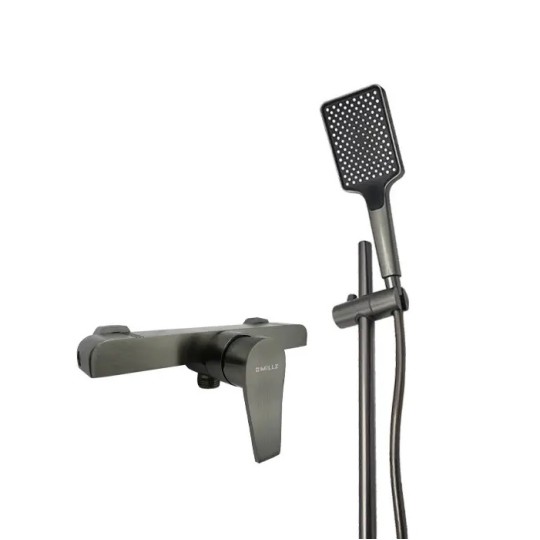Змішувач Millz для душа зі стійкою 1/10 (MRS-AL-E2-1(Gray))