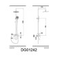 Душова система AIM DG01242 grey