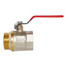 Кран шаровый Karro 1" ВЗ красная ручка {60/6}