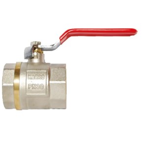 Кран шаровый Karro 1 1" ВВ красная ручка {60/6}