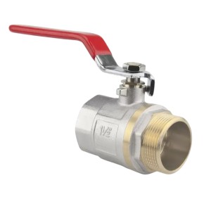 Кран шаровый Karro 1 1/2" ВЗ красная ручка {30/3}