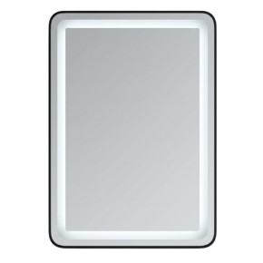 Зеркало LED SLP №36 600х800 мм 4R48 черная рама