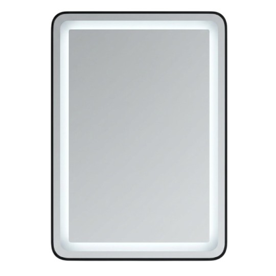Дзеркало LED SLP №36 600х800 мм 4R48 чорна рама