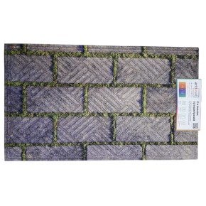 Коврик придверный Кирпич 45х75 см 602-74
