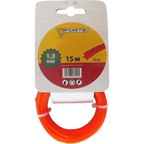 Леска для мотокосы Звезда Forte 1.3 мм 15 м (S13-15-O2) (40089)