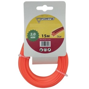 Леска для мотокосы Звезда Forte 2 мм 15 м (S20-15-O2) (36897)