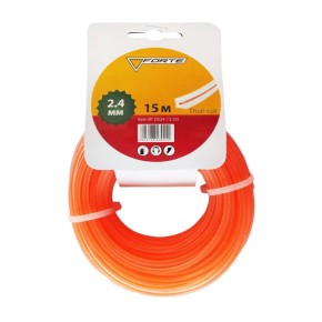 Леска для мотокосы с сердечником Forte 2.4 мм 15 м (DS24-15-O3) (40091)