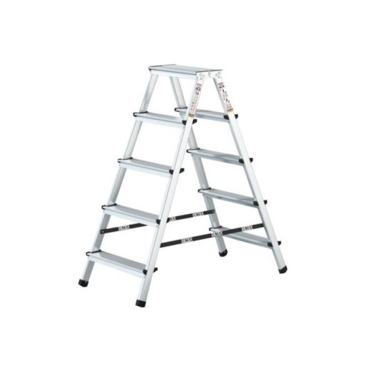 Лестница алюминиевая Detex двухсторонняя DLS-2s5-std80