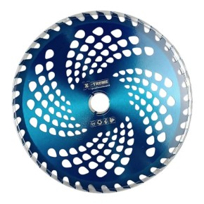 Ніж для мотокоси X-Treme Blue 255х25.4х1.3 мм 40Т з победітовими напайками (84082)