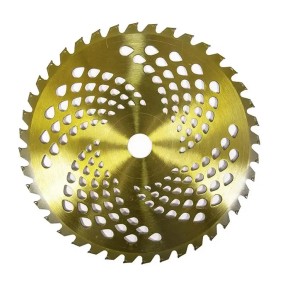 Ніж для мотокоси X-Treme Yellow 255х25.4х1.3 мм з победітовими напайками