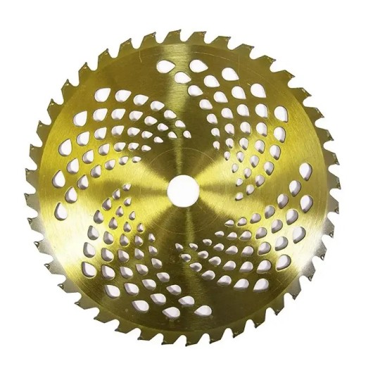 Ніж для мотокоси X-Treme Yellow 255х25.4х1.3 мм з победітовими напайками