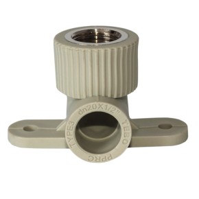 Уголок Tebo PPR настенный Ø 20х1/2" В серый