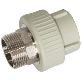 Муфта Tebo PPR Ø25х3/4" наружная резьба серая