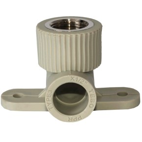 Уголок Tebo PPR настенный Ø25х1/2" В серый (016030804)