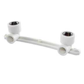 Планка настінна Tebo PPR Ø20х1/2" В біла