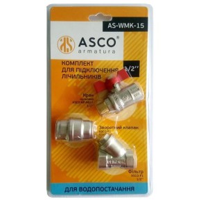 Набір для підключення водоміра ASCO 1/14 AS-WMK-15 1/40