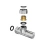 Кран кутовий Laris 1/2"x3/4" 2 штуки (LX-8202)