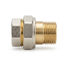 Сгон американка STR В3 WEG 1/2" прямой никель (1038100)
