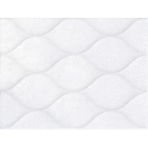 Плитка для стін Golden Tile Perlana 250х330 мм білий рельєф (8V0151) (1.65 м2)