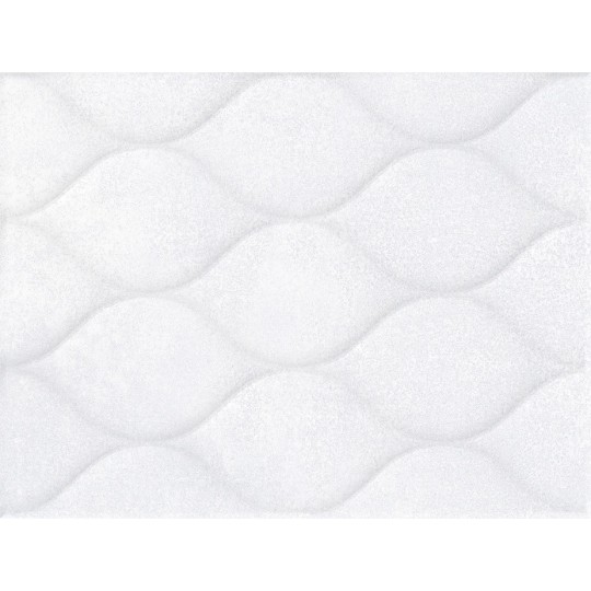 Плитка для стен Golden Tile Perlana 250х330 мм белый рельеф (8V0151) (1.65 м2)