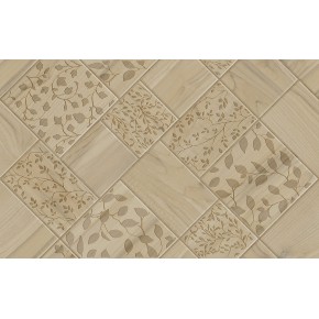 Плитка для стен Golden Tile Honey Wood 250х400 Patchwork бежевый (HW1151) (1,6 м2) (86,4)
