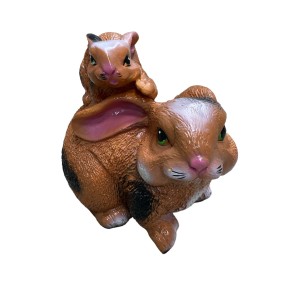 Декоративна фігура Пара зайців 18 см (42360)