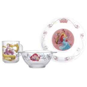 Набор детской посуды DISNEY Принцессы 3 предмета (Н.1914;1335;9944ДЗ Принцессы)