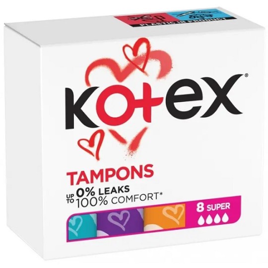 Тампони Kotex Tampon Super 8 штук