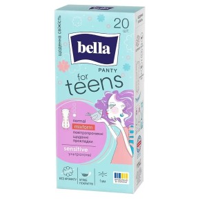 Прокладки щоденні Bella for teens Panty Sensitive гігієнічні 20 штук