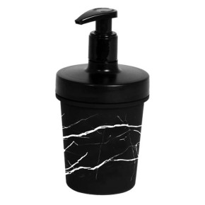Дозатор для жидкого мыла Herevin Black Marble 0.32 л (124000-003)