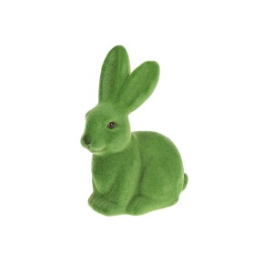 Фигурка декоративная Кролик, 15см, цвет – зеленый 113-008