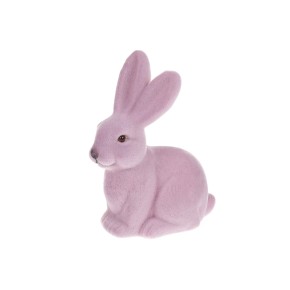 Фігурка декоративна Кролик, 15см, колір - лавандовий 113-010