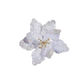 Декоративный цветок Магнолия 25см, цвет – белый (839-789)