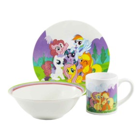 Набор детской посуды Маленький Пони 3 предмета (TO-16)