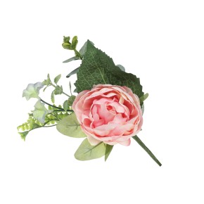  Декоративный цветок Пион, 25см, цвет - темно-розовый (DY7-301)