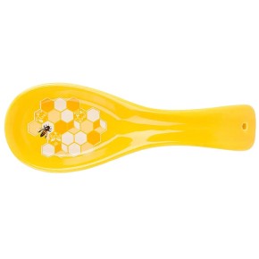 Підставка під ложку керамічна Honey, 23.5см, колір - жовтий (DM784-HN)