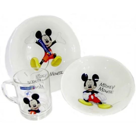 Набор детской посуды Luminarc DISNEY MICKEY COLORS 3 предмета (L2124)