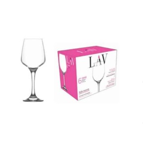 Набор бокал/вино 6шт 330мл Lal подар. упак. LAV НТМ (LAL569F) (17019007)