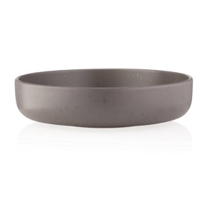 Тарілка супова Ardesto Trento 21,5 см сіра кераміка (AR2921TG)