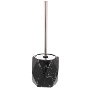 Йоршик для ванної кімнати з керамічною підставкою BonaDi чорний мармур (851-319)