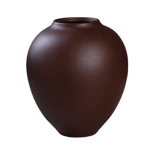 Ваза Велеса h 28 см 7 л муар шоколад