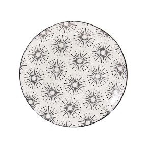 Тарелка керамическая мелкая Снежана №8 20 см CLW-18