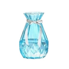 Ваза скляна Viva Berryl 18 см синій (6841699)