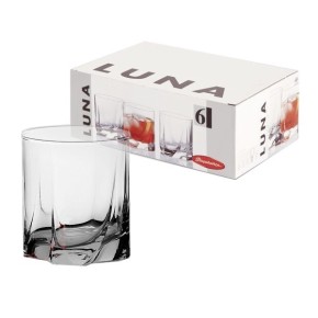 Набір склянок для соку Pasabahce Luna 240 мл 6 штук (42338)
