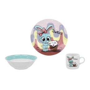 Набір дитячого посуду Limited Edition SWEET BUNNY 3 предмети (6400433)
