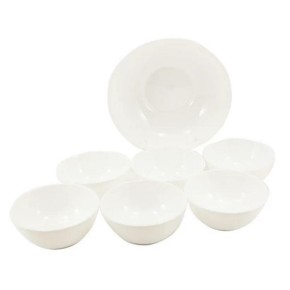 Набор салатников из стеклокерамики 7 предметов WHITE (W-7D)