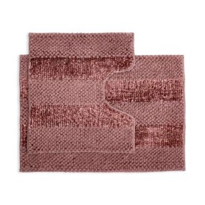 Набір килимків для ванних кімнат Dariana Матрас 55х50 з вирізом + 55х80 коричневий