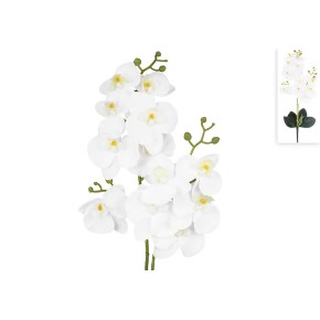 Декоративный цветок Орхидея BonaDi 50 см белый 713042