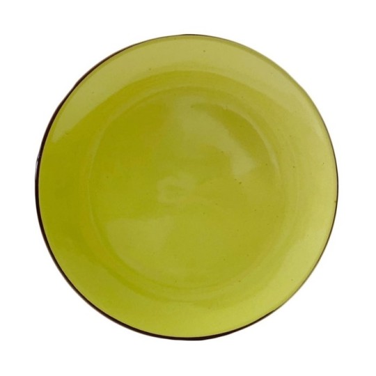 Тарелка обеденная Limited Edition TERRA 26.7 см зеленая YF6037-1