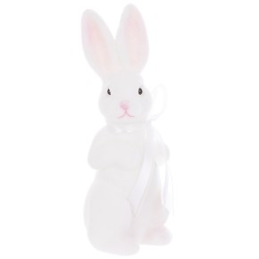 Фигурка декоративная Кролик с бантом Bona DI белый 113-142